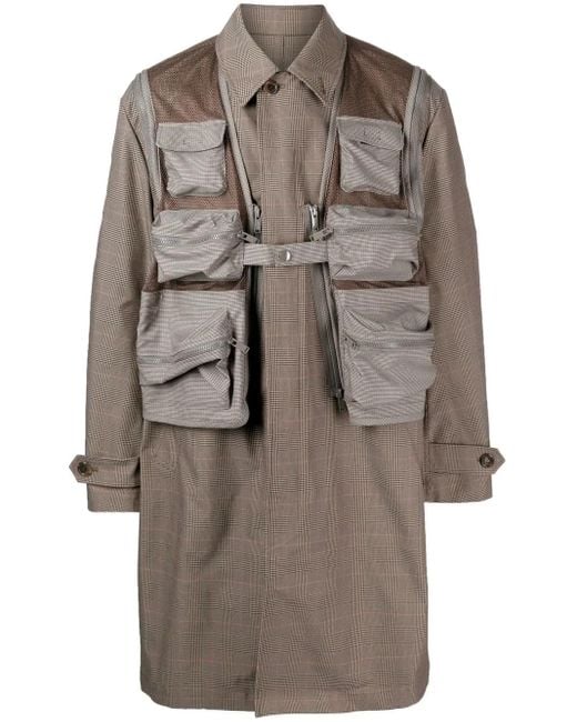 Undercover Gray Coats Brown for men