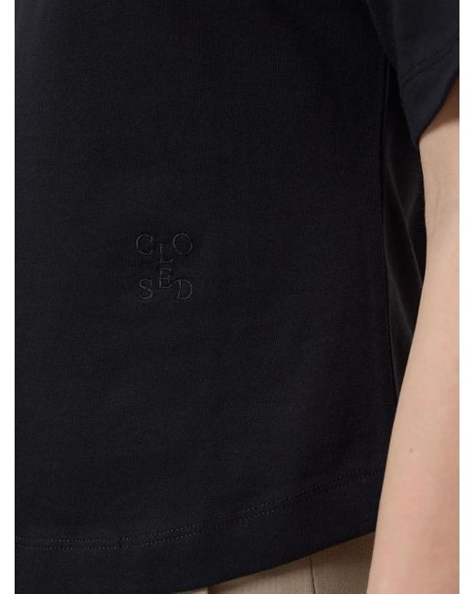 Closed Vネック Tシャツ Blue