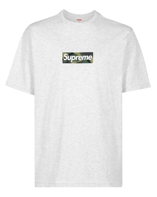 Supreme White Box Logo Cotton T-shirt
