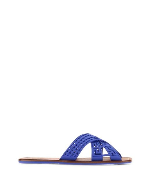 Versace White Greca Crossover Open-Toe Sandals for men