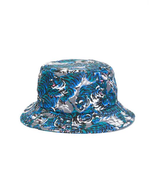 KENZO Cotton Flying Tiger Bucket Hat in 