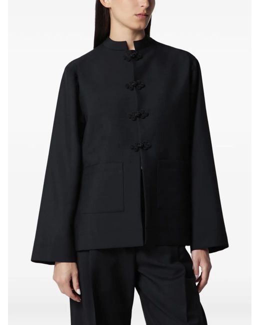 Rohe Black Pankou-Closure Jacket