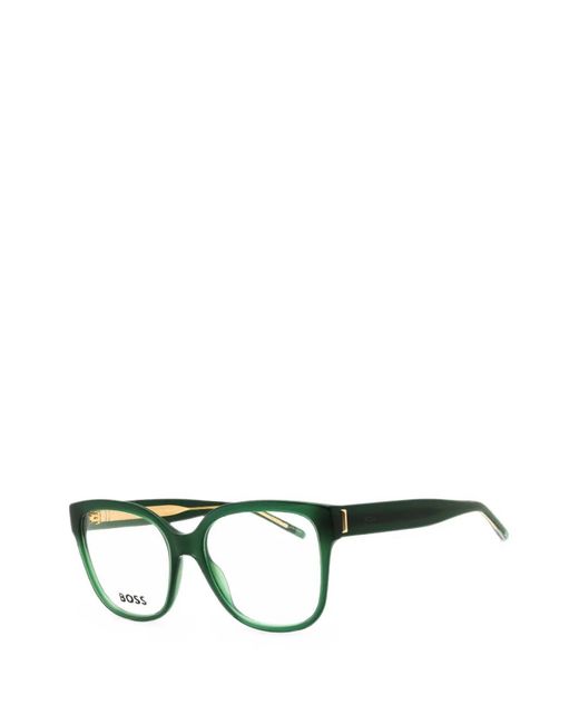 Boss Black Rectangle-Frame Glasses