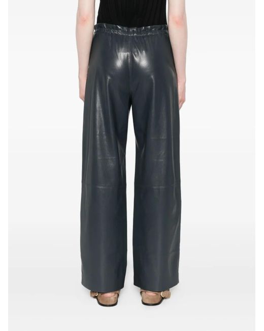 Pantalon Geb À Taille Élastiquée Nanushka en coloris Gray