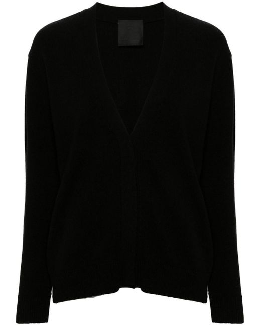 Givenchy Black 4g Jacquard Cashmere Cardigan