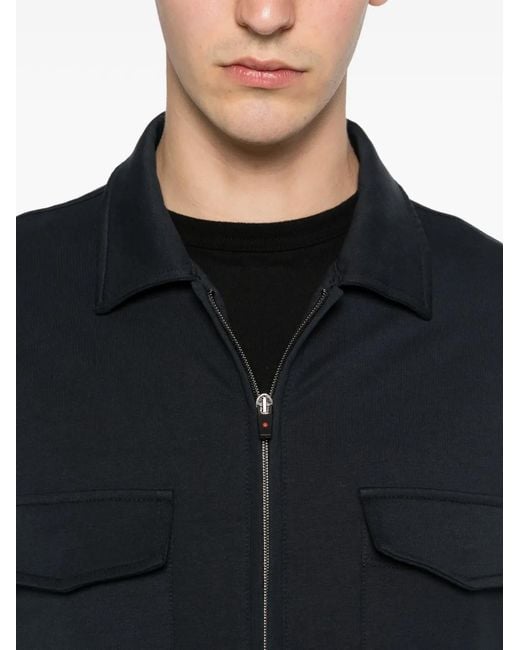 KIRED Blue Pocket Zip Jacket for men