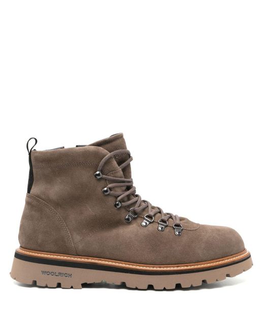 Woolrich Knöchelhohe Wildlederstiefel in Brown für Herren