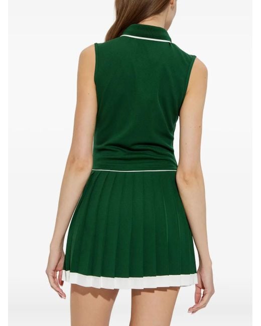 lacoste green tennis dress Pleated Mini in Lacoste women's