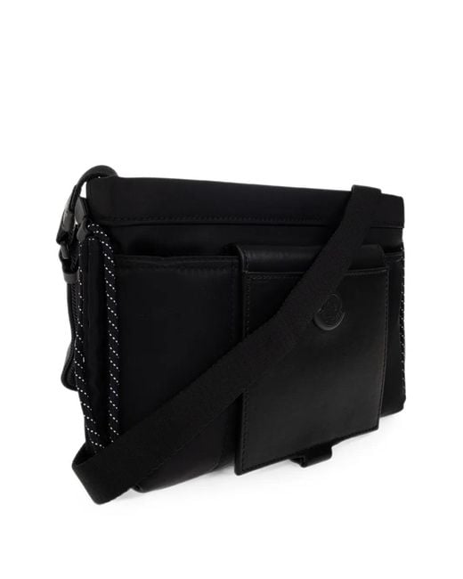 Moncler Purple Kenton Drill Messenger Bag for men