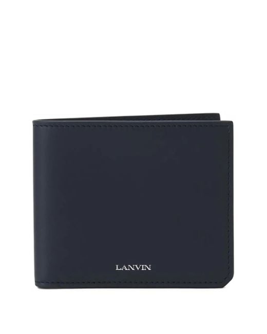 Lanvin Blue Leather Wallet for men