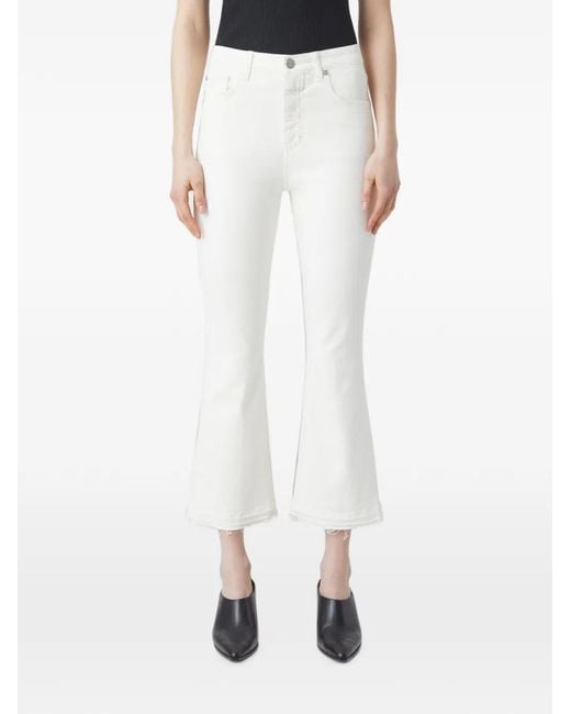 Closed White Hi Sun Flared Jeans