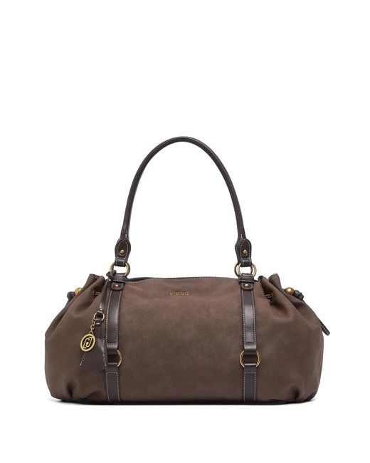 Liu Jo Brown Large Shoulder Bag