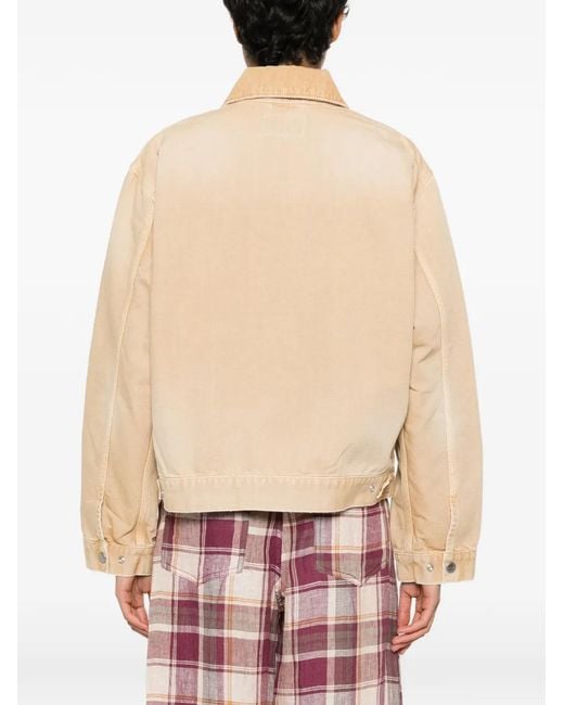 Carhartt Natural Canvas Zip-Up Jacket