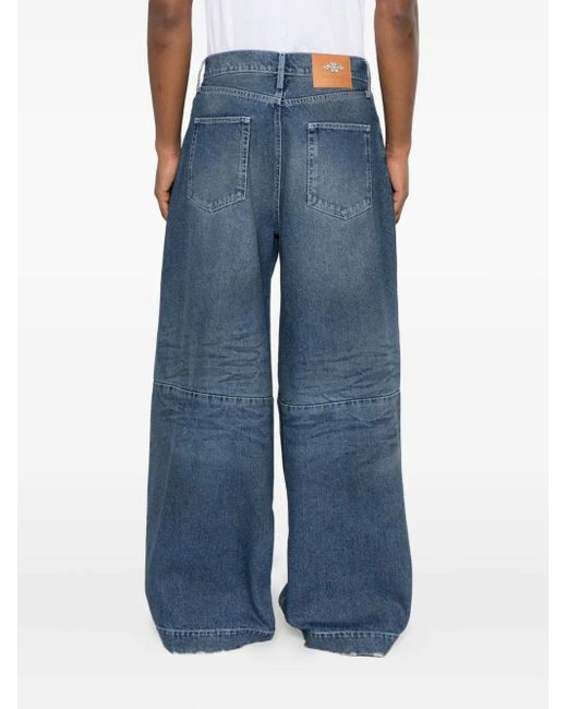 Simone Rocha Blue Five-Pockets Jeans for men