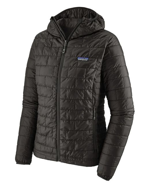 Patagonia Black Nano Puff Kapuzenjacke