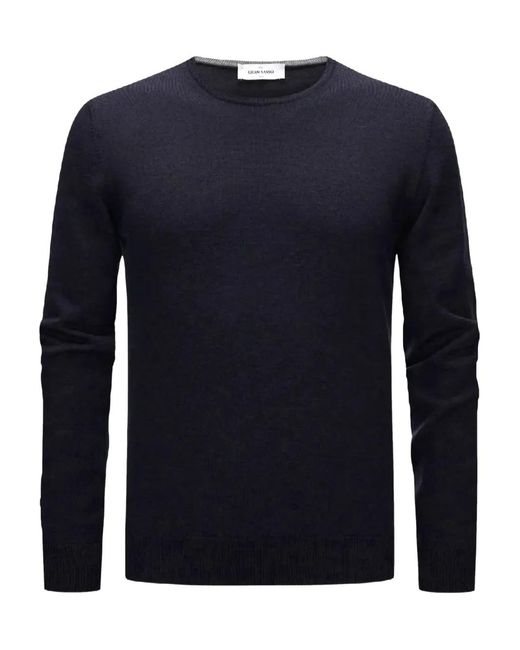Gran Sasso Blue Crew-Neck Sweater for men