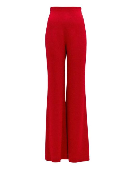Silvia Tcherassi Palermo Flared-Legs Trousers