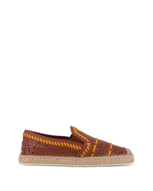 Tod's Brown Loafer Mit Überwendlingsstich