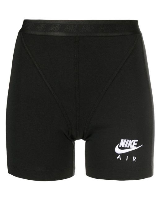 Nike Cotton Air Ribbed Training Shorts in Black | Lyst
