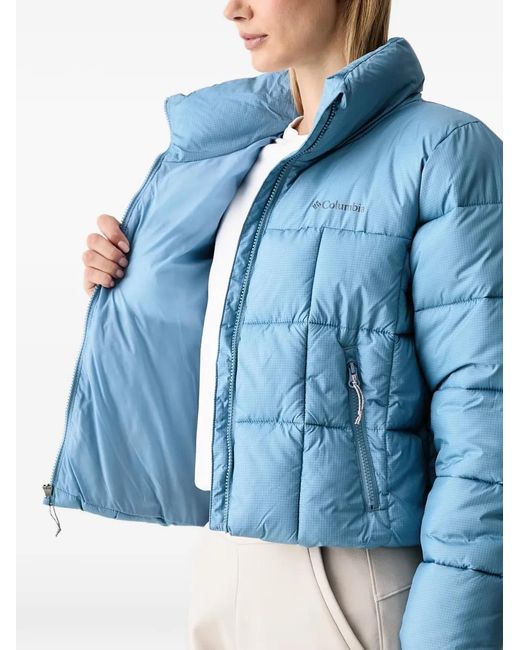 Columbia Blue Quilted Ripstop Jacket