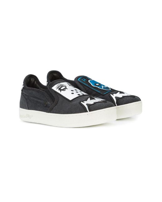 Haculla Leather Thrash Metal Skate Shoes in Black - Lyst
