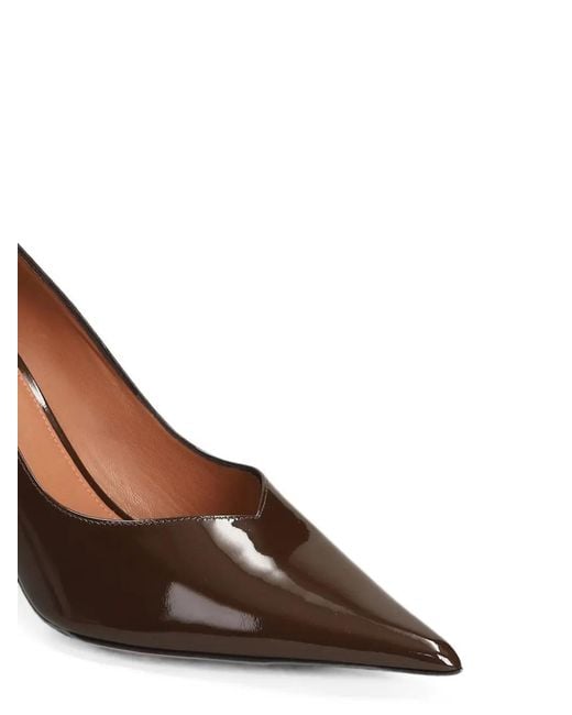 Castagna Brown Anya Pointed-Toe Pumps