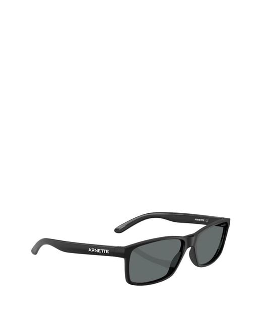 Arnette Black Slickster Rectangle-Frame Sunglasses