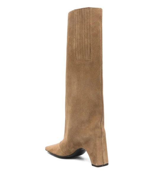 Coperni Natural Eckige Stiefel