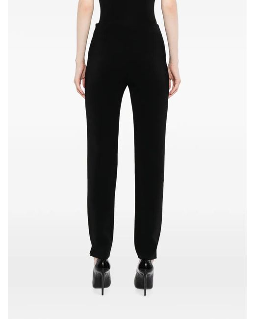 Antonio Berardi Black Split-Cuff Trousers