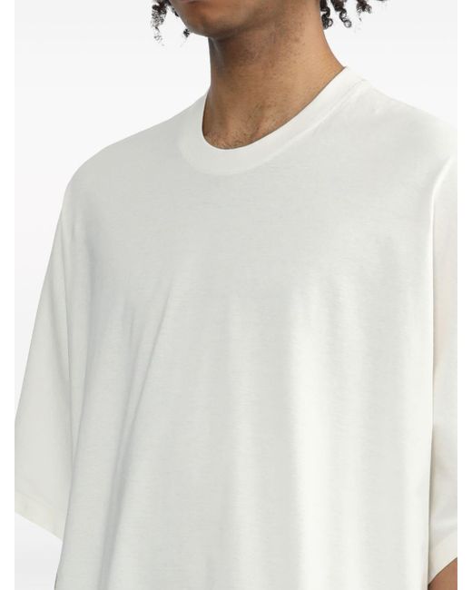 Camiseta con hombros caídos Julius de hombre de color White