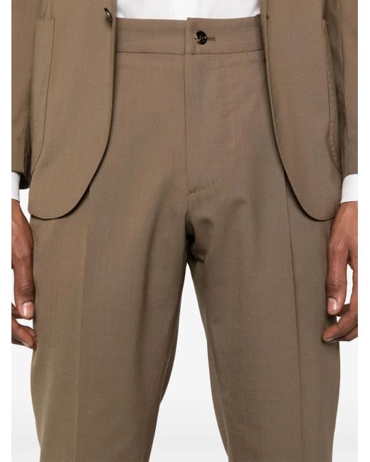 Dell'Oglio Brown Telana Suit for men