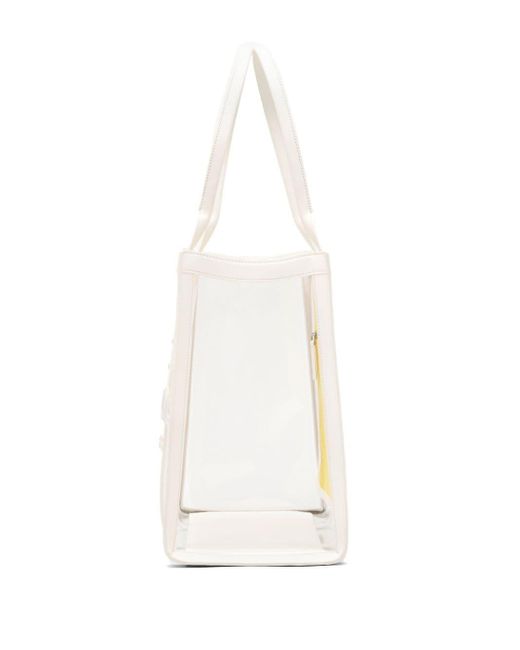 Bolso The Clear Large Tote Marc Jacobs de color White