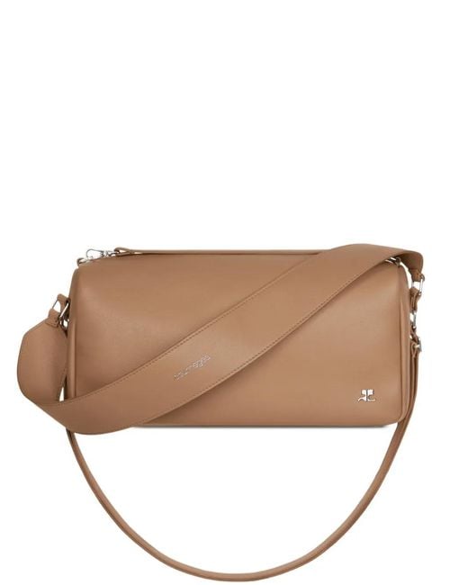 Courreges Natural Medium Three Sixty Shoulder Bag