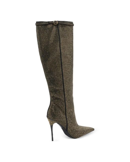 Kurt Geiger Black Mayfair Pointed Boots