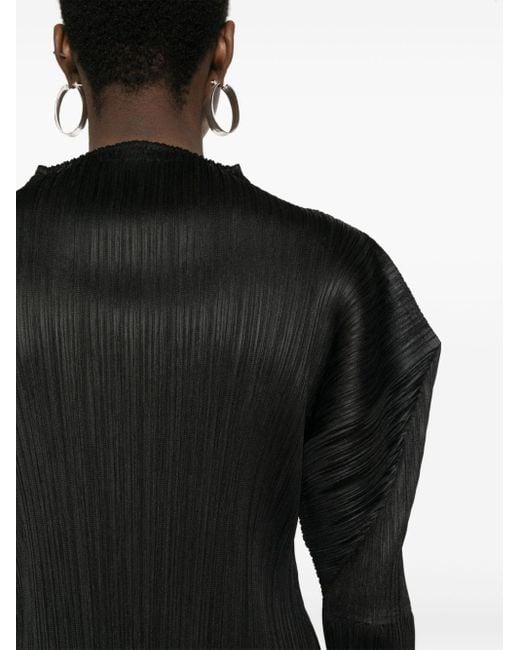 Pleats Please Issey Miyake Monthly Colors: February ミニドレス Black