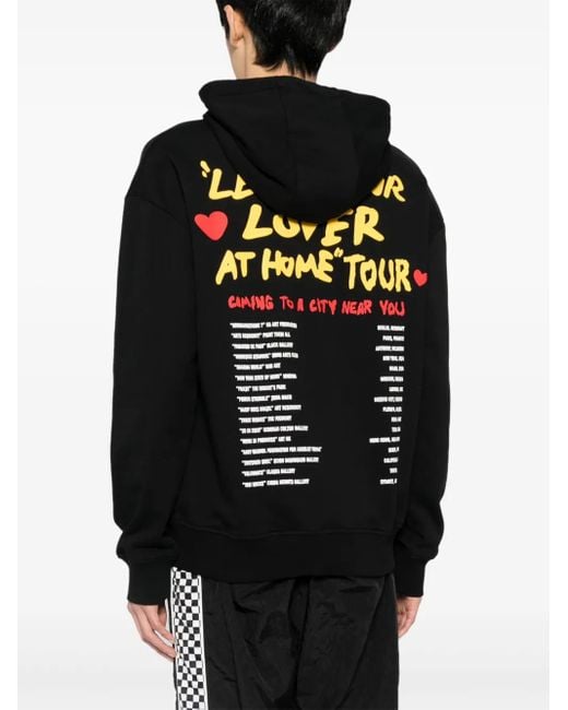 Haculla Black Golden Lady Graphic-Print Hoodie for men