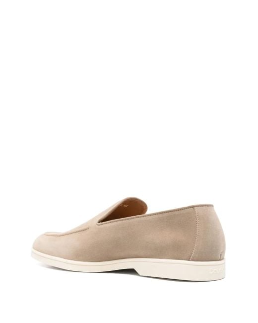 Doucal's Natural Suede Loafers for men