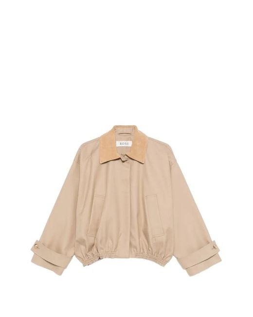 Rohe Natural Suede-Collar Jacket