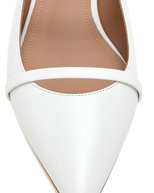 Malone Souliers White Mules À Bride