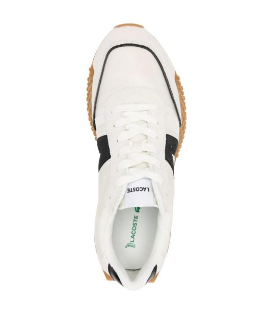 Lacoste Natural L-Spin Deluxe Leather Sneakers for men