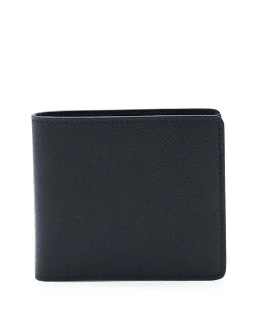 Maison Margiela Black Four Stitch Leather Wallet for men