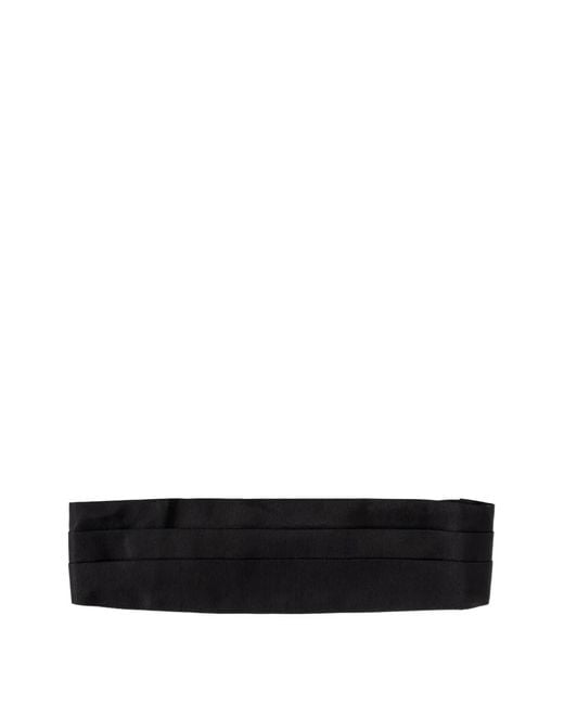 Giorgio Armani White Silk Tuxedo Cummerbund for men