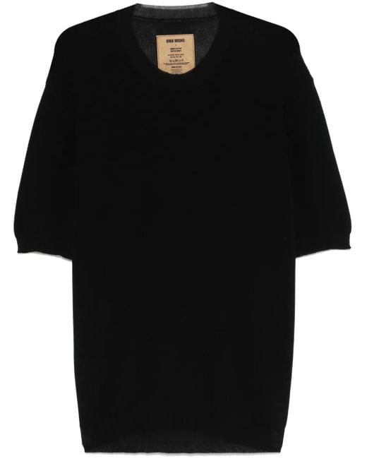 メンズ Uma Wang ニット Tシャツ Black