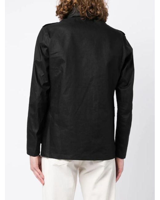 DOWNHACK Herno de hombre de color Black