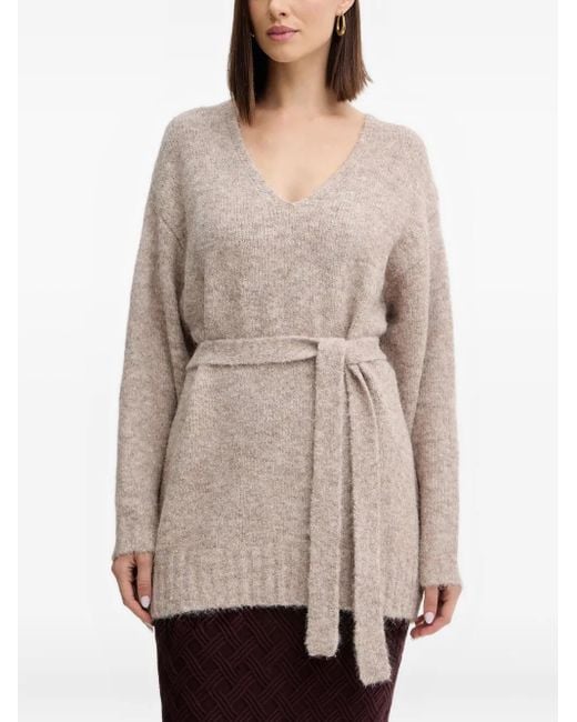 Guess Natural KIyoka Pullover mit V-Ausschnitt