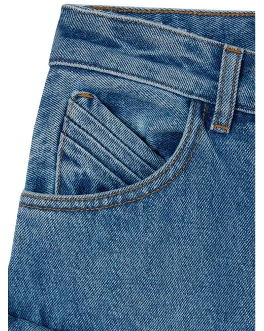 The Attico Blue Fern Jeans