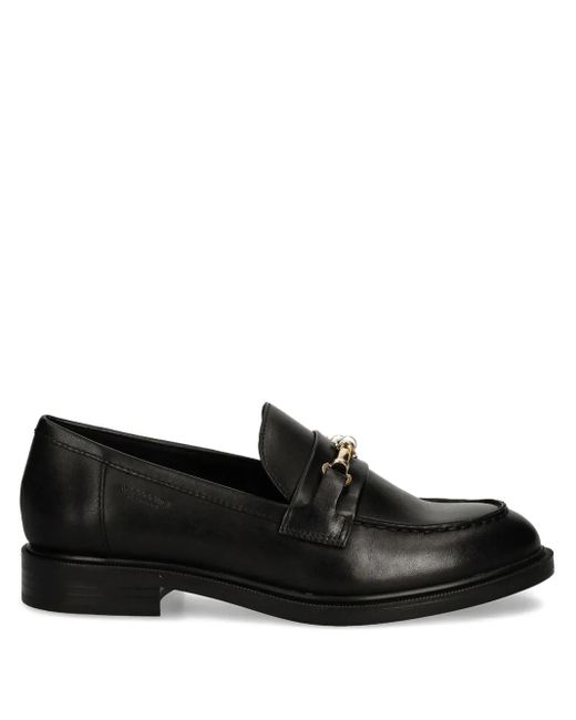Vagabond Black Amina Chain-Link Loafers