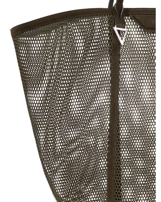 The Attico Black Estate Meravigliosa Tote Bag