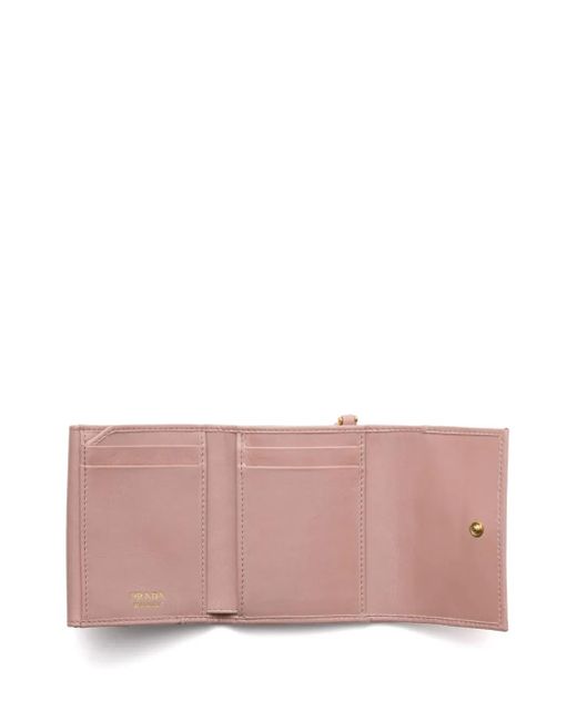 Prada Pink Small Leather Wallet