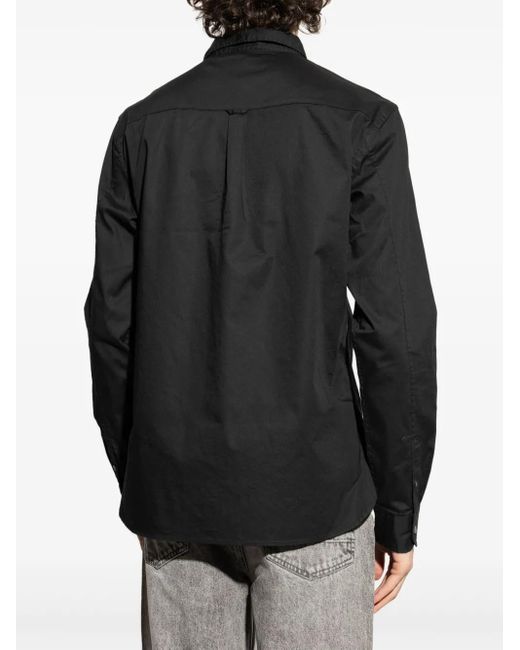 AllSaints Black Hawthorne Shirt for men